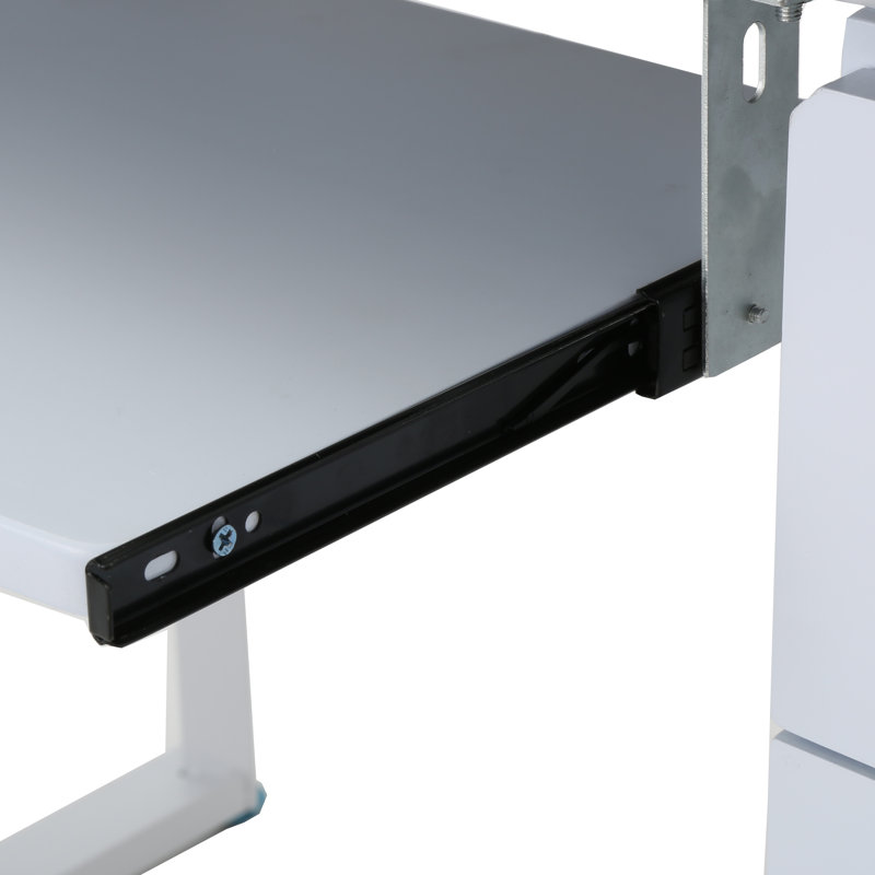 Ailey glass computer desk discount